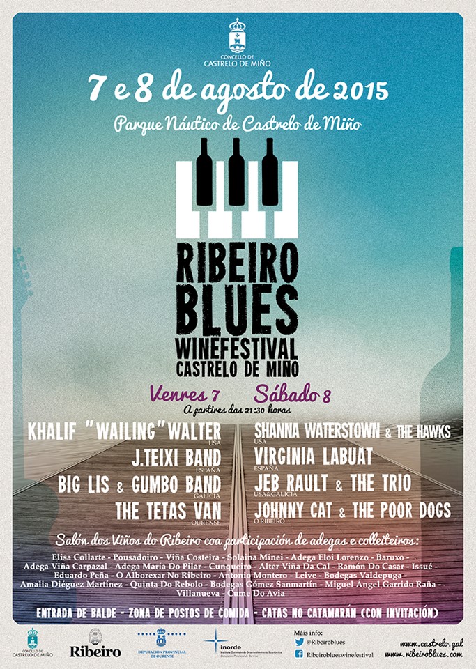 Cartel Ribeiro Blues 2015 Castrelo