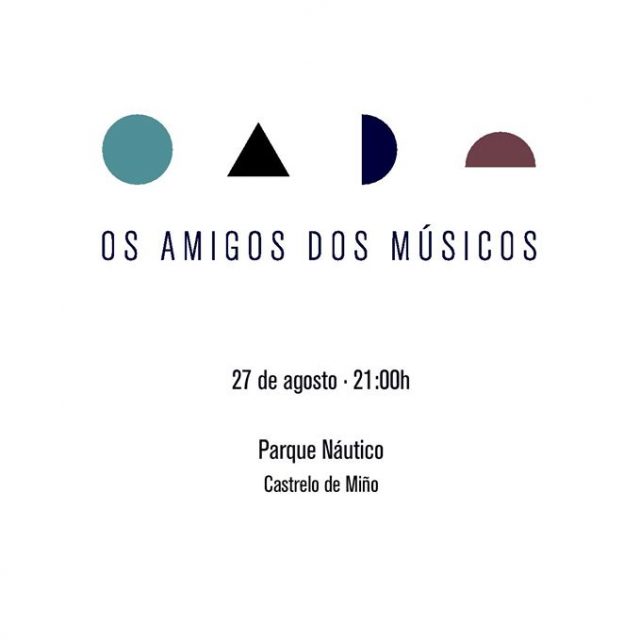 Os Amigos dos Músicos en los Atardeceres en el Náutico de Castrelo